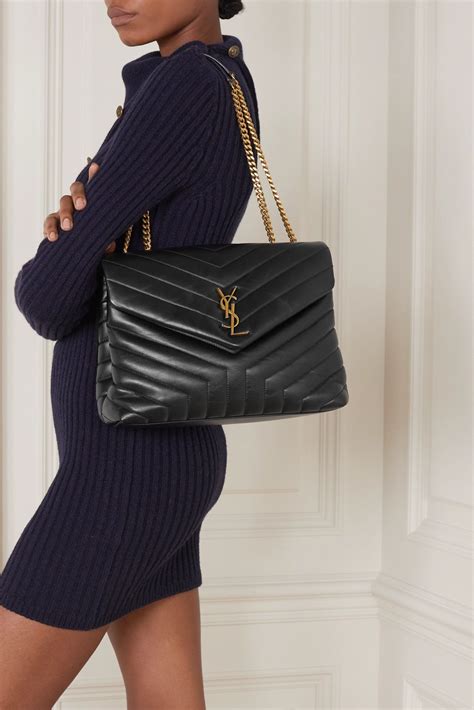 ysl loulou gunmetal|ysl leather shoulder bag.